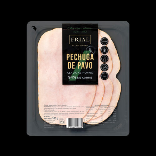 Pechuga de pavo asada al horno-lonchas frescas